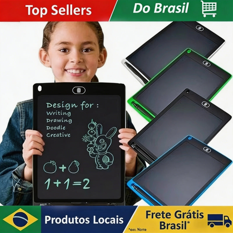 Riscalu, lousa mágica LCD infantil