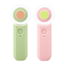 Lumio, lixa de unhas elétrica infantil, nas cores verde e rosa