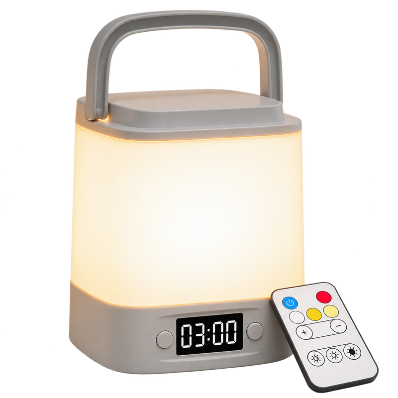 Lunalu, luminária de mamada com alça e controle remoto